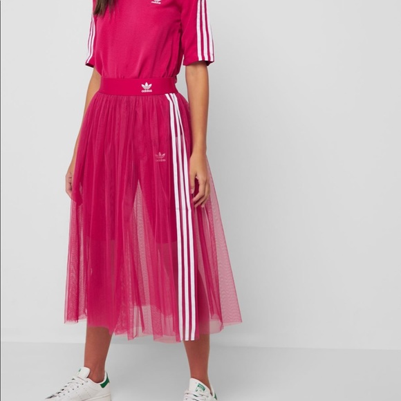 ADIDAS ORIGINALS Tulle Skirt Energy Pink - Picture 3 of 5